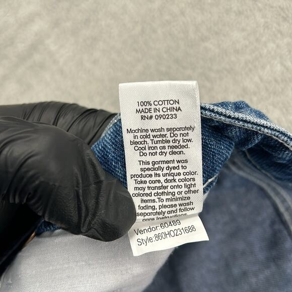 NEW Pacsun 26, 2 90s Boyfriend 100% Cotton Blue‎ Denim Jeans - Picture 14 of 16